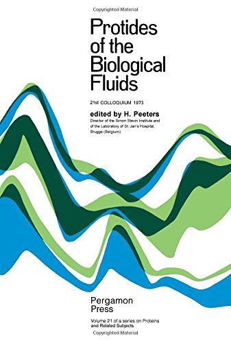 Imagen de archivo de Protides of the Biological Fluids Volume 21 a la venta por Plum Books