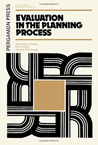 Stock image for Evaluation in the planning process (Urban and regional planning series) for sale by Books Unplugged