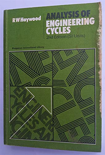 Beispielbild fr Analysis of Engineering Cycles. 2nd Edition (SI Units). zum Verkauf von Plurabelle Books Ltd