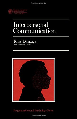 Imagen de archivo de Interpersonal Communication a la venta por Better World Books