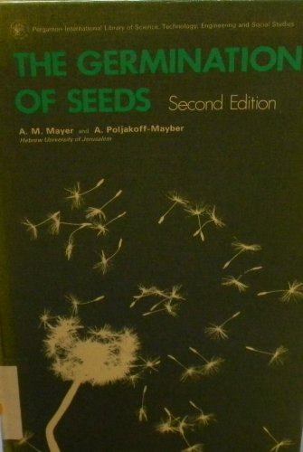 9780080189666: Germination of Seeds (Pure & Applied Biological Monograph)