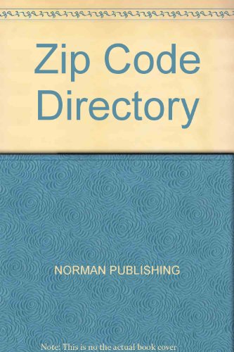 Stock image for Zip Code Directory for sale by dsmbooks