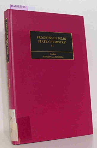 Stock image for Progress in solid state chemistry, Volume 11 for sale by Zubal-Books, Since 1961