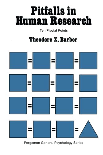 Beispielbild fr Pitfalls in Human Research; Ten Pivotal Points (Pergamon General Psychology Series) zum Verkauf von GF Books, Inc.