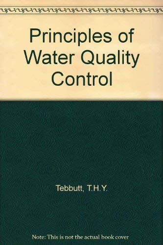 9780080212968: Principles of Water Quality Control