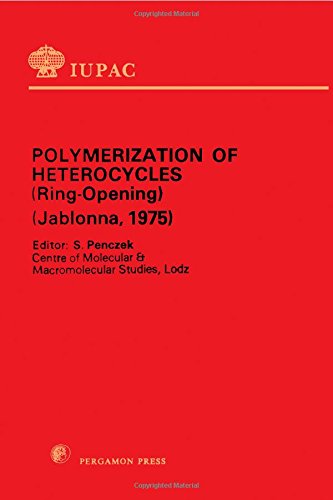 Stock image for Polymerization of Heterocycles (Ring Opening) for sale by GridFreed