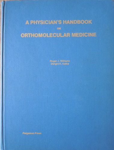 Stock image for A Physician's Handbook on Orthomolecular Medicine for sale by Books Unplugged