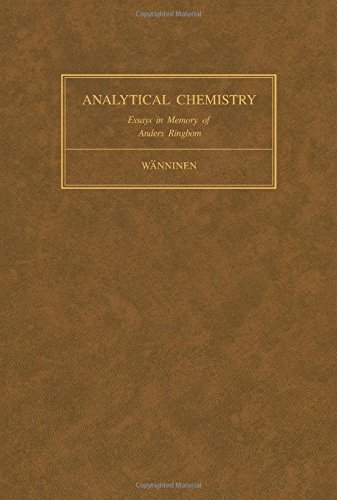 9780080215969: Essays on Analytical Chemistry: In Memory of Professor Anders Ringbom by Wann...