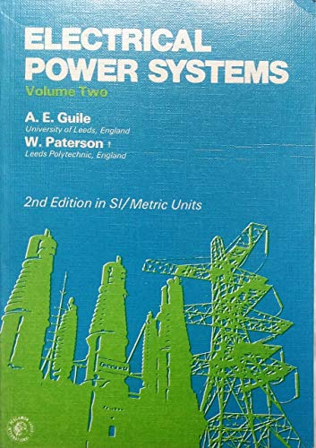 Imagen de archivo de Electrical Power Systems: v. 2 a la venta por Brit Books