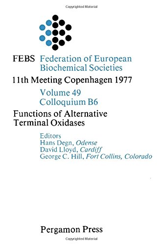 9780080226309: Functions of alternative terminal oxidases (Proceedings of the 11th FEBS meeting ; v. [8])