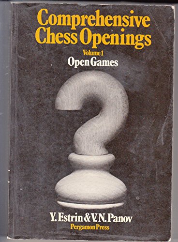 9780080231020: Comprehensive Chess Openings, Vol. 1: Open Games (Pergamon Russian Chess Series) (v. 1)