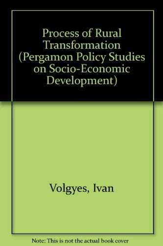 Beispielbild fr The Process of Rural Transformation : Eastern Europe, Latin America and Australia zum Verkauf von Better World Books