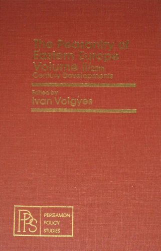 Beispielbild fr The Peasantry of Eastern Europe (Pergamon Policy Studies; No. 5-6) (v. 2) Volgyes, Ivan: Editor zum Verkauf von CONTINENTAL MEDIA & BEYOND