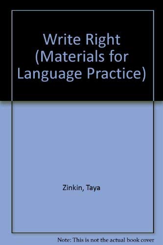 9780080245669: Write Right (Materials for Language Practice)