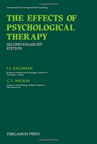 The Effects of Psychological Therapy (9780080246758) by Rachman, Stanley