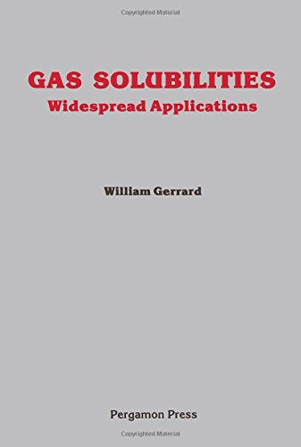 Stock image for Gas solubilities: Widespread applications for sale by Haaswurth Books