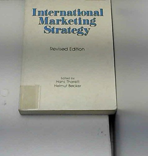 9780080255439: International Marketing Strategy