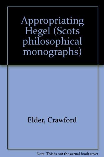 9780080257297: Appropriating Hegel