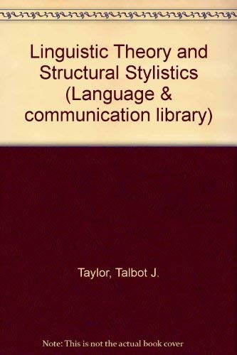 Beispielbild fr Linguistic Theory and Structural Stylistics zum Verkauf von Better World Books