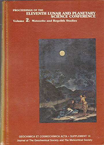 Imagen de archivo de Proceedings of the Eleventh Lunar and Planetary Science Conference Volume 1 a la venta por Xochi's Bookstore & Gallery