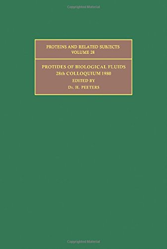 Stock image for Protides of the Biological Fluids, Proceedings of the Twenty-Eighth Colloquium 1980 for sale by PsychoBabel & Skoob Books