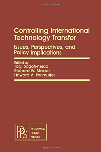 Stock image for Controlling International Technology Transfer: Issues, Perspectives, and Implications for sale by Mispah books