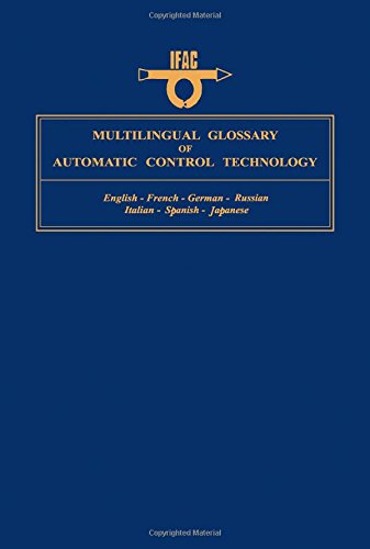 9780080276076: Multilingual Glossary of Automatic Control Technology