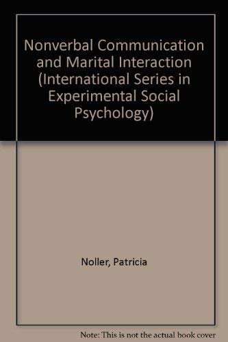 9780080279275: Nonverbal Communication and Marital Interaction