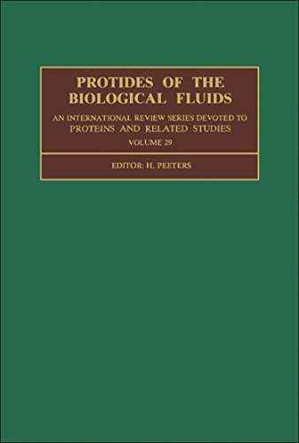 Beispielbild fr Protides of the Biological Fluids: 29th: Colloquium Proceedings (PROTIDES OF THE BIOLOGICAL FLUIDS COLLOQUIUM, BRUGES//PROTIDES OF THE BIOLOGICAL FLUIDS) zum Verkauf von WorldofBooks