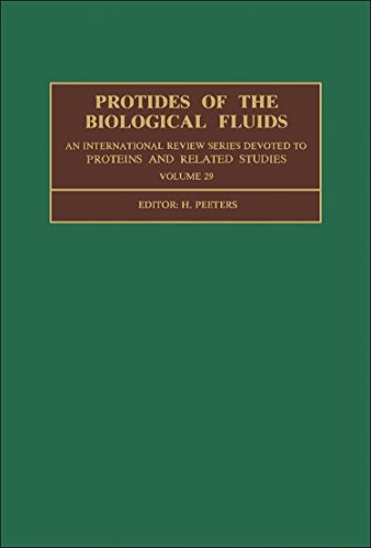 Stock image for Protides of the Biological Fluids: 29th: Colloquium Proceedings (PROTIDES OF THE BIOLOGICAL FLUIDS COLLOQUIUM, BRUGES//PROTIDES OF THE BIOLOGICAL FLUIDS) for sale by WorldofBooks