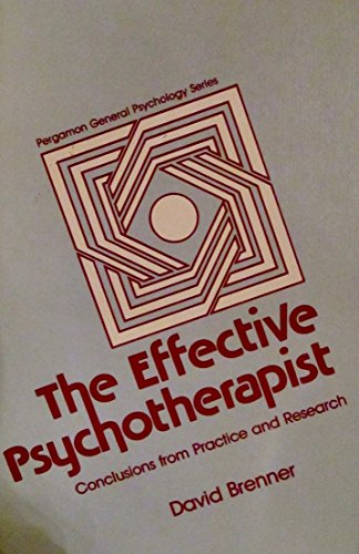 Beispielbild fr The Effective Psychotherapist Conclusions from Practice and Research zum Verkauf von Zane W. Gray, BOOKSELLERS