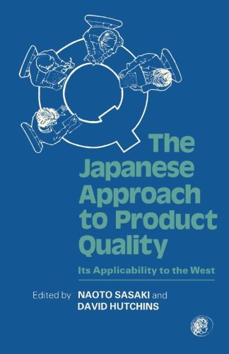 Imagen de archivo de Japanese Approach to Product Quality a la venta por Revaluation Books
