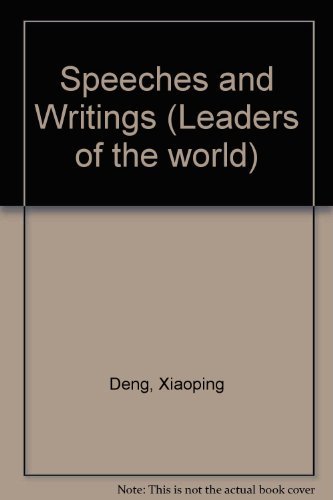 9780080281650: Speeches and Writings