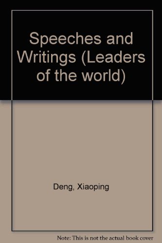 9780080281650: Speeches and writings (Leaders of the world)