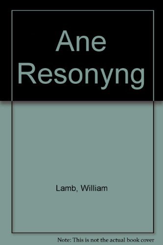 Ane Resonyng (9780080284859) by Lamb, William; Lyall, R. J.
