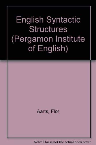 9780080286341: English Syntactic Structures