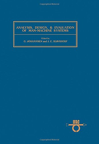 Stock image for Analysis, Design, and Evaluation of Man-Machine Systems : Proceedings of the IFAC-IFIP-IEA-IFORS Symposium, Baden-Baden, Brd, Sept., 1982 for sale by Better World Books