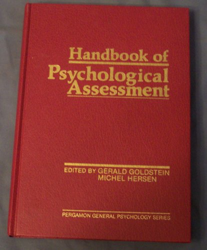 Beispielbild fr Handbook of Psychological Assessment (General Psychology) zum Verkauf von Wonder Book