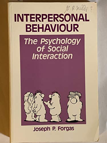 9780080298542: Interpersonal Behaviour: Psychology of Social Interaction