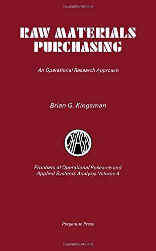 9780080299761: Raw Materials Purchasing: An Operational Research Approach