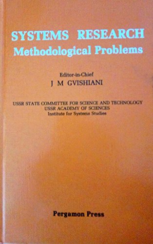 9780080300009: Systems Research: Methodological Problems