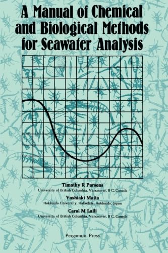 Imagen de archivo de A Manual of Chemical and Biological Methods for Seawater Analysis a la venta por SecondSale
