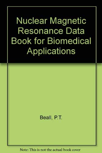 Beispielbild fr NMR Data Handbook for Biomedical Applications zum Verkauf von Better World Books