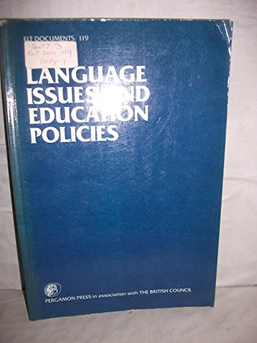 Stock image for Language Issues and Education Policies: Exploring Canada's Multilingual Resources (Eng Lang Teaching Documents, Vol 119) for sale by Phatpocket Limited