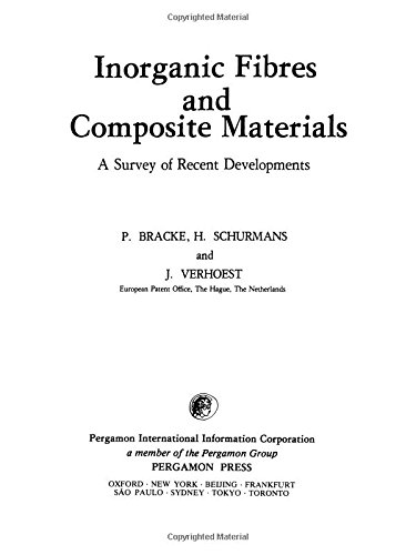 9780080311456: Inorganic Fibres and Composite Materials: A Survey of Recent Developments