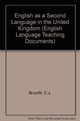 Imagen de archivo de English as a Second Language in the United Kingdom: Linguistic and Educational Contexts a la venta por Anybook.com