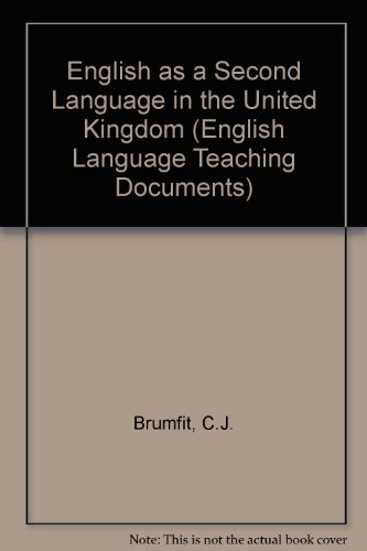 Stock image for Elt Docs;121 English As A Sec Language (English Language Teaching Documents) for sale by AwesomeBooks