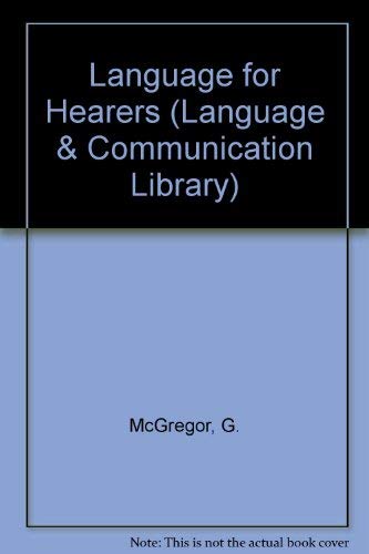 Stock image for Language for Hearers for sale by Better World Books