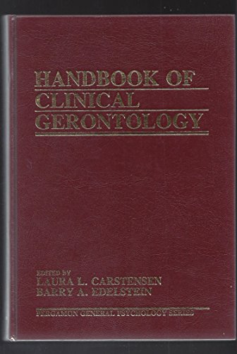 Stock image for Handbook of Clinical Gerontology for sale by BookHolders