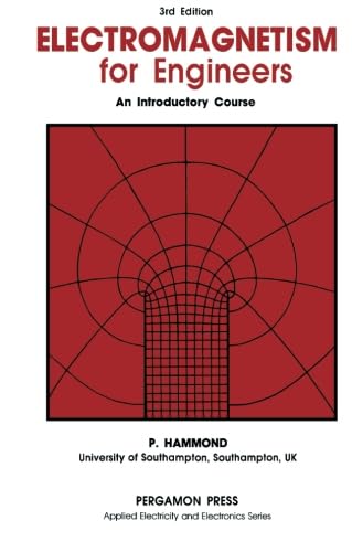 9780080325835: Electromagnetism for Engineers: An Introductory Course (Applied Electricity & Electronics S.)